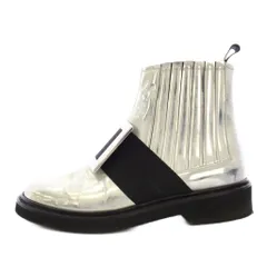 ロジェヴィヴィエ ROGER VIVIER Viv' Rangers チェルシーブーツ ショートブーツ メタリック 37.5 シルバー /TK ■GY62のサムネイル