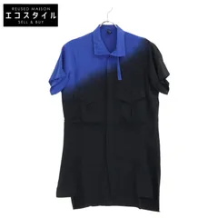 Y's　ワイズ　YD-B03-208 FLY FRONT RAGLAN グラデーション 半袖シャツ/　1のサムネイル