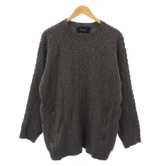 アンダーカバー UNDERCOVER John ニット セーター 長袖 モヘア混 プルオーバー 2 グレー JUV4903-1 /KHのサムネイル