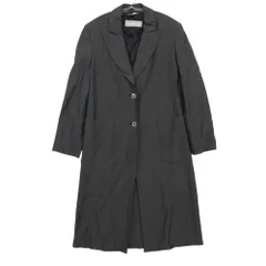 MAX MARA マックスマーラ チェスターコート 銀タグ ウール ピークドラペル ロング イタリア製 チャコールグレー 40【L】 レディース 【中古】のサムネイル