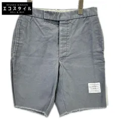THOM BROWNE　トムブラウン　01101F0003 グレー コットン ショーツ　0のサムネイル