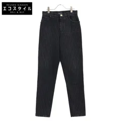 CHANEL　シャネル　【美品/国内正規】20K P65455V61295 ストライプ ココマークボタン デニムパンツ　36のサムネイル