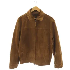 バナナリパブリック BANANA REPUBLIC レザージャケット スエード ヴィンテージ  本革 ジップアップ M ブラウン /CX ■GY99のサムネイル
