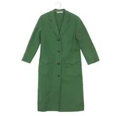 PRADA プラダ チェスターコート コットン リネン アウタージャケット グリーン 38【L】 メンズ 【中古】のサムネイル