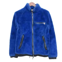 nonnative ノンネイティブ ×Liberty リバティ 別注 ブルゾン EXPLORER JACKET ACRYL HIGH PILE ボア フリースジャケット アウター ブルー 0【S】 メンズ 【中古】のサムネイル
