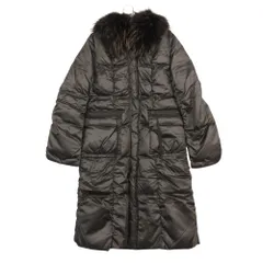 LANVIN ランバン COLLECTION コレクション ダウンジャケット コート ロング丈 ラクーンファー アウター ダークブラウン 38【M】 レディース 【中古】のサムネイル