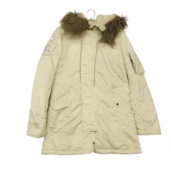 HYSTERIC GLAMOUR ヒステリックグラマー ダウンジャケット フライトジャケット 中綿コート モッズコート プリマロフト ホワイト FREE レディース 【中古】のサムネイル