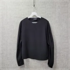 2374 LANVIN ランバン ブラックブラウス レディース 82のサムネイル
