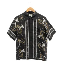【中古】SUN SURF JOURNAL TANDARD別注 灯台柄アロハシャツ サイズL SS37791JS ブラック[17]のサムネイル