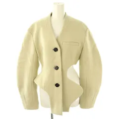 エンフォルド ENFOLD 24AW DESIGN JACKET デザインジャケット ノーカラージャケット ブルゾン 38 ベージュ /ES ■OSのサムネイル