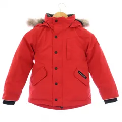 カナダグース CANADA GOOSE LOGAN PARKA ローガンパーカー ダウンジャケット アウター ショート丈 コヨーテファー ロゴ XS 赤 レッド 4591Y /BBのサムネイル
