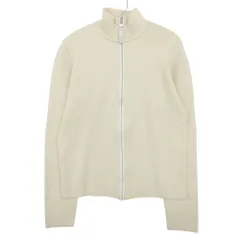 PRADA プラダ ブルゾン ナイロン 切替 ドライバーズニット ジャケット アウター パイピング ジップアップ 上着 ライトベージュ 48【M】 メンズ 【中古】のサムネイル