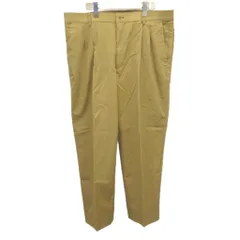 グリーンクラブ GREEN CLUBS パンツ チノスラックス 100 キャメル ベージュ  センタープレス プリーツ 無地 /KV ■GY99のサムネイル
