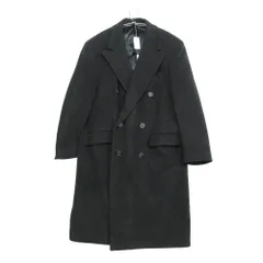 RALPH LAUREN ラルフローレン チェスターコート ダブルブレスト ピークドラペル サイドベンツ 総裏地 ウール ダークグレー 40【L】 メンズ 【中古】のサムネイル