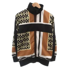 ヴァレンティノ ヴァレンチノ  VALENTINO トラックジャケット ブルゾン 総柄 ジップアップ ロゴプリント XS 茶 ブラウン /FF ■GY57のサムネイル