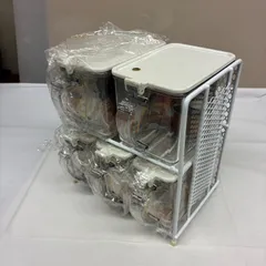 ke0806-11 g 関屋化学 ワイヤーラック AL-50 ワールド印 調味料入れ 5個セット 昭和レトロのサムネイル