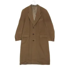 GIORGIO ARMANI ジョルジオアルマーニ チェスターコート ロング丈 ジャケット ピュアバージンウール イタリア製 オールド アウター キャメル 48 メンズ 【中古】のサムネイル