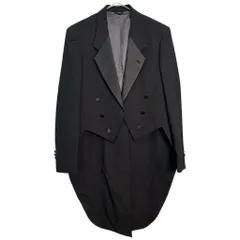 90年代 USA製 Christian Dior クリスチャン ディオール LE CONNAISSEUR テールコートジャケット ブラック(メンズ 40 L)中古 古着 Y7396のサムネイル