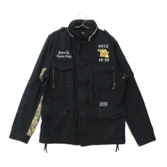 NEIGHBORHOOD ネイバーフッド ミリタリージャケット M-65 フィールドジャケット スーベニア ブルゾン 刺繍 レオパード柄 切替 ブラック M メンズ 【中古】のサムネイル