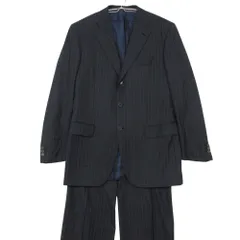 Brioni ブリオーニ スーツ CHIGI TENSHI セットアップ Super 150s 3B 段返り ジャケット スラックス パンツ ネイビー 50【M】 メンズ 【中古】のサムネイル