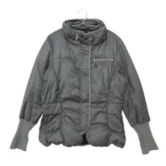 Brunello Cucinelli ブルネロクチネリ ダウンジャケット ブルゾン カシミヤ ニット リブ切替 シルク イタリア製 アウター グレー 46【L】 レディース 【中古】のサムネイル