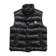 MONCLER モンクレール TIB ダウンベスト ノースリーブ ジャケット ナイロン ブルゾン ロゴワッペン ブラック 1 メンズ 【中古】のサムネイル