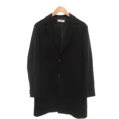 B&Y ユナイテッドアローズ BEAUTY&YOUTH ビューティー&ユース ソリッド チェスターコート メルトン ミドル丈 L 黒 ブラック 1225-104-9703 /JS ■ECA001のサムネイル