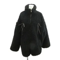 ワンアフター アナザー ナイスクラップ one after another NICE CLAUP ジャケット 上着 F 黒 ブラック ボア素材 スタンドカラー 長袖 /KK ■ECB003のサムネイル