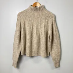 スタイルミキサー STYLEMIXER モックネック ハイネック リブニットセーター【F】ベージュ系のサムネイル