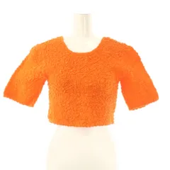 ガニー GANNI Poplin O-NECKCropped smock Topトップス カットソー クロップド 36 オレンジ /ES ■OS ■SHのサムネイル