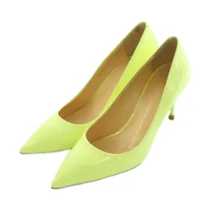ジュゼッペザノッティデザイン GIUSEPPE ZANOTTI DESIGN パンプス ポインテッドトゥ ピンヒール レザー 37 24.0cm 黄色 I76088 /MI ■OS ■SHのサムネイル