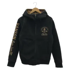 【中古】VANSON SACRED TEAM ブルゾン サイズL ブラック[17]のサムネイル