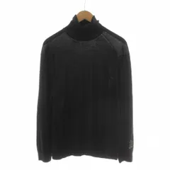 グッチ GUCCI ニット カットソー 長袖 刺繍 タートルネック ウール XXL 黒 ブラック 561006 X1438 /ANのサムネイル