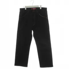 ジュンヤワタナベマン JUNYA WATANABE MAN × リーバイス LEVI'S AD2025 デニムパンツ ジーンズ ジーパン Gパン ジッパーフライ ストレッチ レザー切替 M 紺 ネイビー WP-P213 /ANのサムネイル