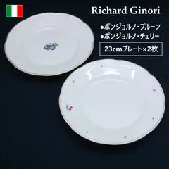 2枚セット】 リチャードジノリ ボンジョルノ・プルーン ボンジョルノ