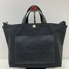 7289　TOPKAPI　トプカピ　トートバッグ　ハンドバッグ　ブラック　黒　無地　レディースのサムネイル