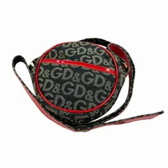 ディー&ジー ドルガバ ドルチェ&ガッバーナ D&G デニム ロゴ ショルダー バッグ 紫 パープル ブランド古着ベクトル 中古●▲260806のサムネイル