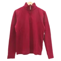 バナナリパブリック BANANA REPUBLIC トレーナー S 赤 レッド ハーフジップ 長袖 /SM12 ■ECC004のサムネイル