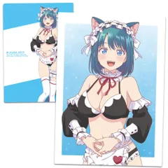 【新品】幼馴染とはラブコメにならない クリアファイル 水萌 汐 猫耳水着メイドver. 描き下ろし【正規品】のサムネイル