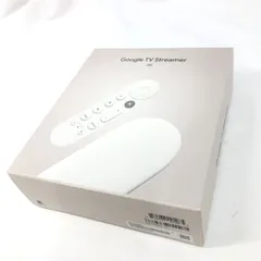 Google TV Streamer(4K) 有線LAN・WiFi対応/音声検索リモコン/スマート