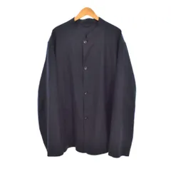 コモリ COMOLI 21AW ウールフラノスタンドカラージャケット 3 紺 ネイビー U03-01003のサムネイル