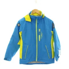 デサント DESCENTE 子ども服（男の子用） 150 水色 黄 長袖 フード付き ジップアップ /JPのサムネイル