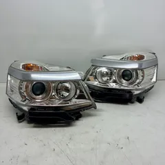 美品【コーティング済】ホンダ JC1 JC2 ライフ ヘッドライト ランプ レンズ 左右セット LR メッキ HID STANLEY W0001 印字 Y3 P80819のサムネイル