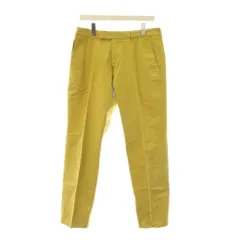 アニエスベーオム Agnes b. homme パンツ 42 イエロー 無地 ベルト通しあり スラッシュポケット /JPのサムネイル