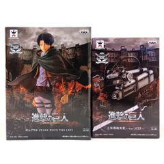 進撃の巨人 MASTER STARS PIECE リヴァイ&立体機動装置+ハンジ - メルカリ