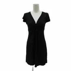 アルマーニエクスチェンジ A/X ARMANI EXCHANGE チュニック S 黒 ブラック Vネック 半袖 /HO12 ■GY60のサムネイル