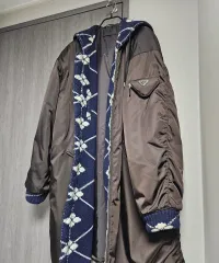 PRADA プラダ RAF SIMONS ラフ シモンズ ダウン フード ロングコート S 新品のサムネイル