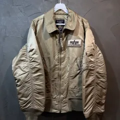 L Alpha アルファ インダストリー CWU 45/P MA-1ジャケットのサムネイル