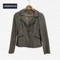 KARL LAGERFELD カールラガーフェルド 千鳥格子柄テーラードジャケット 千鳥格子柄 Lサイズ □□のサムネイル
