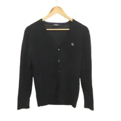 バーバリー BURBERRY カーディガン 2 黒 ブラック Vネック 長袖  /RN ■ECE004のサムネイル
